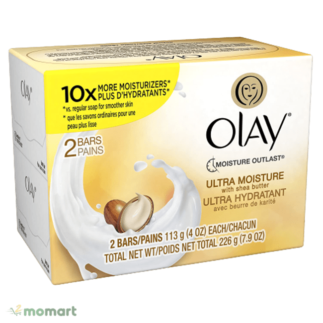 Lốc 10 hộp Olay Ultra Moisture With Shea Butter soap