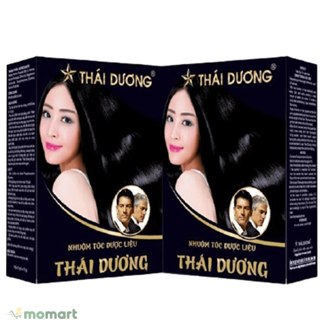 Hai hộp thuốc nhuộm tóc Thái Dương