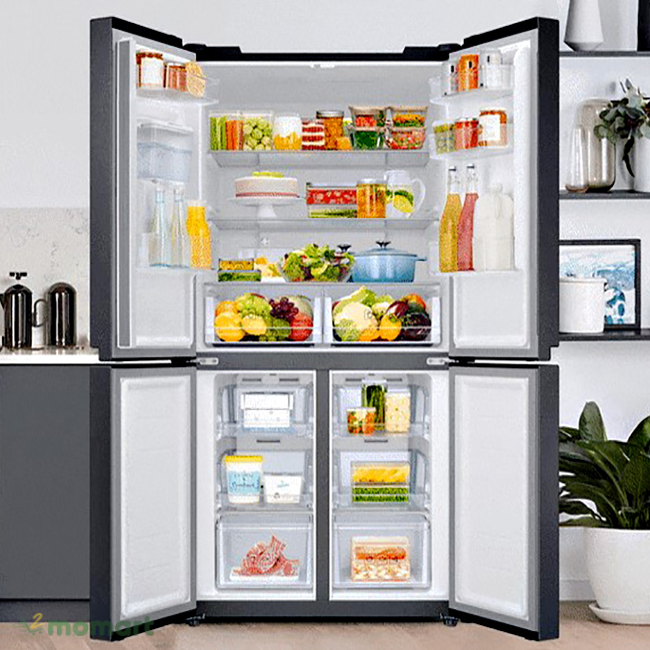 Bảo quản thực phẩm thoải mái với tủ lạnh RF48A4000B4/SV
