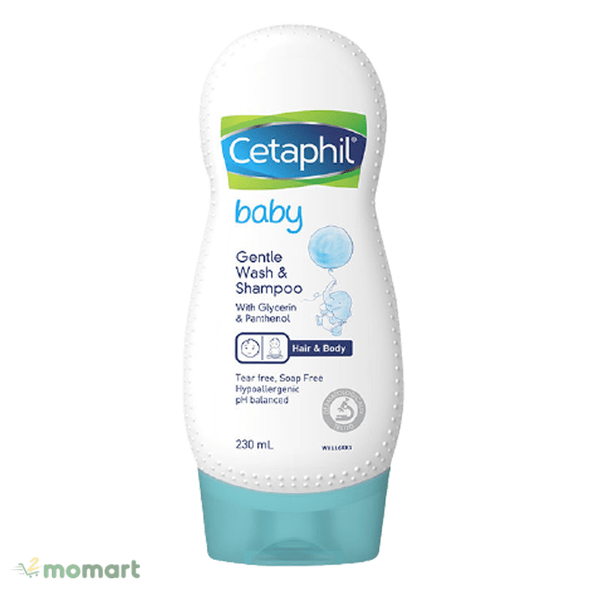 Cetaphil Baby Wash and Shampoo an toàn cho bé