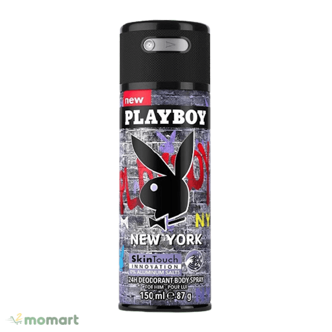 Playboy 24h Deodorant Body Spray màu tím