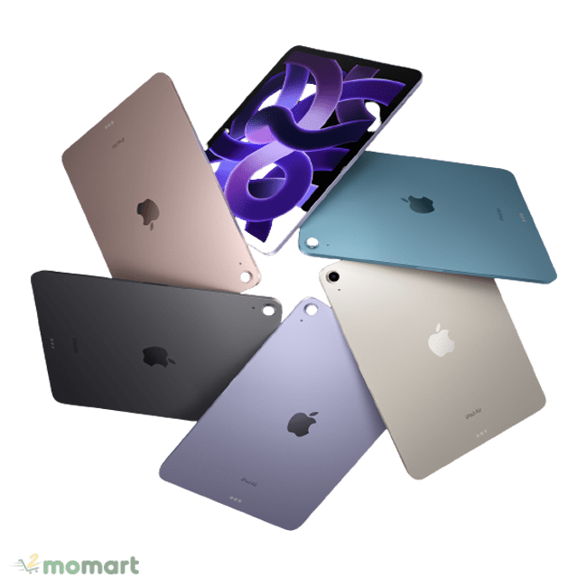 Có đa dạng màu sắc khi chọn mua sản phẩm iPad Air 5