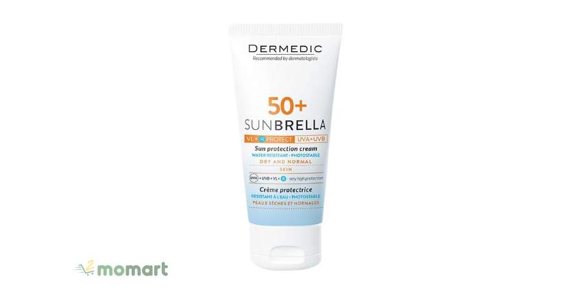 Kem chống nắng Dermedic Sunbrella Sun Protection Cream Dry And Normal Skin cao cấp