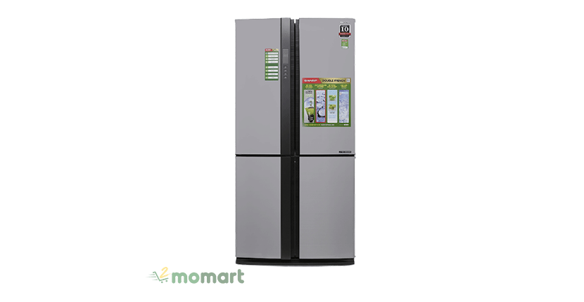 Tủ lạnh Sharp Inverter 605 lít SJ-FX680V-ST tiết kiệm điện