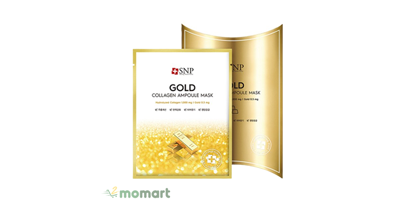 SNP Gold Collagen Ampoul Mask chính hãng