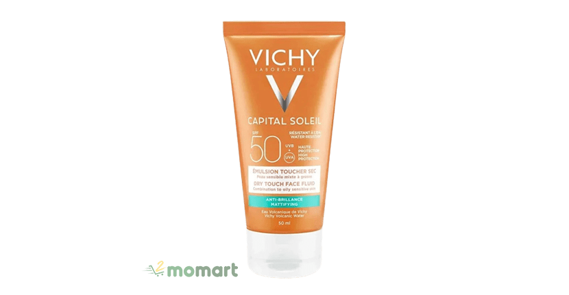 Vichy Capital Soleil Mattifying Dry Touch Face Fluid của Pháp