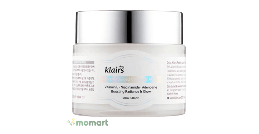 Sản phẩm Klairs Freshly Juiced Vitamin E Mask bình dân