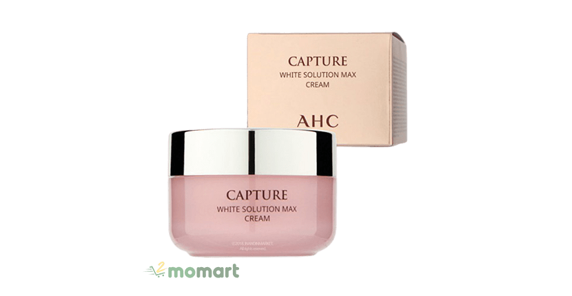 AHC Capture White Solution Max Cream hỗ trợ cấp ẩm