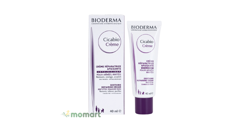 Kem dưỡng ẩm ban ngày Bioderma Cicabio Soothing Repairing Cream Pháp