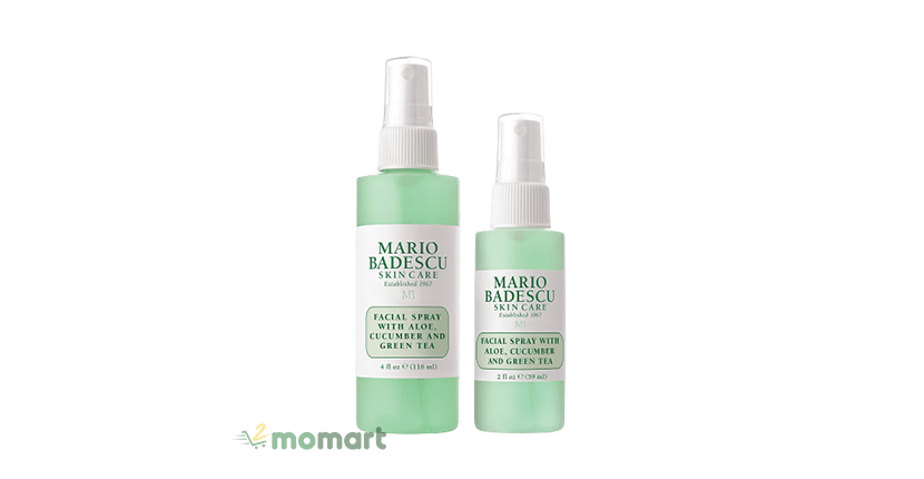 Mario Badescu Facial Spray with Aloe, Cucumber and Green Tea cho da mụn