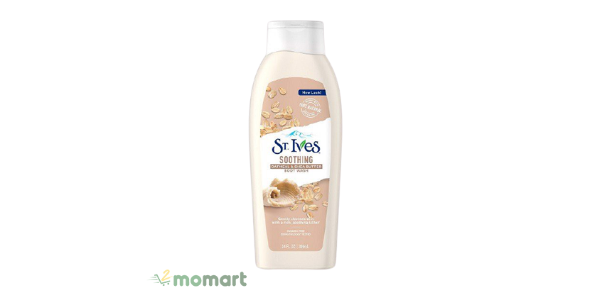 Sữa tắm St.Ives Soothing Oatmeal & Shea Body Wash tốt cho da
