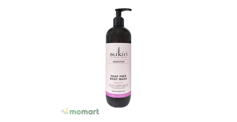 Sữa tắm Sukin Sensitive Soap Free Body Wash dưỡng da tốt