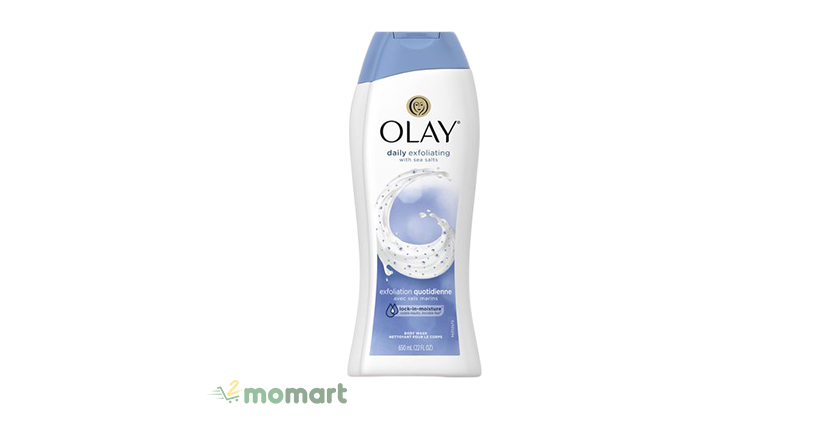 Sữa tắm tẩy tế bào chết Olay Daily Exfoliating with Sea Salts Body Wash an toàn cho da